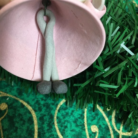 80’s Polymer Clay Ornaments  handmade Set  Christmas Bells Vintage - Picture 10 of 15